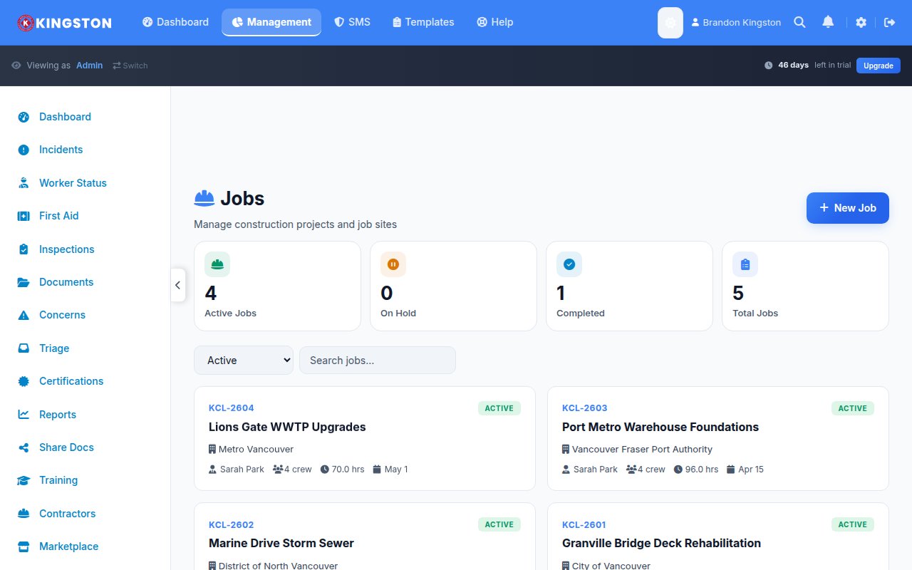 Jobs list