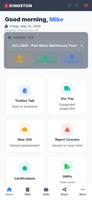 Foreman dashboard on phone