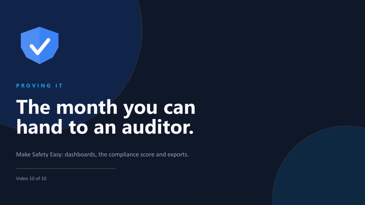 Reporting & Compliance video walkthrough | Make Safety Easy